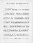 Letter, Jane Grey Swisshelm to Henry Z. Mitchell [July 29, 1872] by Jane Grey Swisshelm