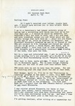 Letter, Sinclair Lewis to Joan McQuary [April 6, 1943]