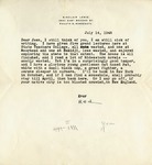 Letter, Sinclair Lewis to Joan McQuary [July 14, 1945] by Sinclair Lewis