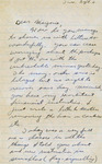 Letter to Marjorie Morse [September 2, 1941] by Robert Morse