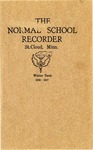Normal School Recorder [Winter 1916/17]