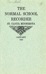 Normal School Recorder [January 1918] by St. Cloud State University