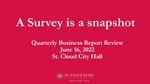 St. Cloud Area Quarterly Business Report, Vol. 24, No. 2 - Podcast by King Banaian and Mana Komai