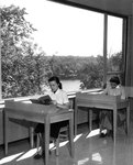 Female students study at Kiehle (1952) by St. Cloud State University