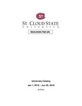 General Course Catalog [January-June 2019] by St. Cloud State University