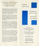 Winter Institute Program [1963]