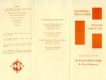 Winter Institute Program [1966]