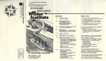 Winter Institute Program [1984]