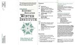 Winter Institute Program [1995]