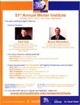 Winter Institute Program [2013]